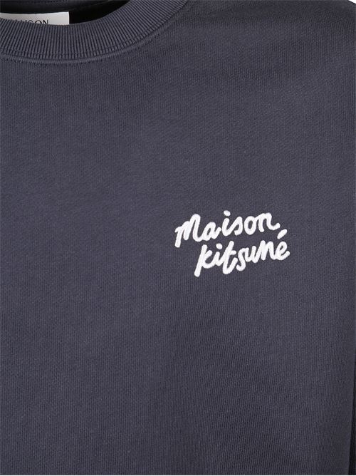 Comfort sweatshirt with Maison Kitsunè handwriting MAISON KITSUNE' | MM00315KM03410414
